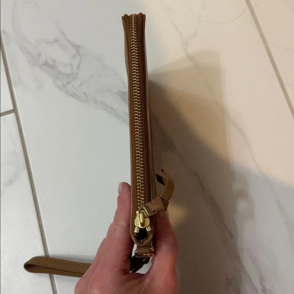 Tory Burch Brown Leather Clutch - Picture 5 of 6